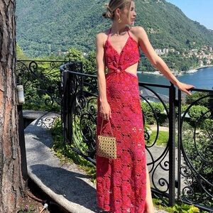 NWT Ramy Brook crochet Diedre Dress Size 4 $625